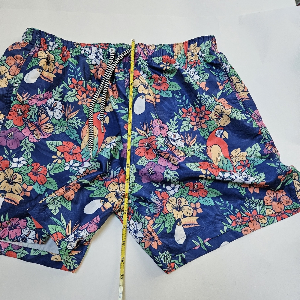 Boardies Swim Shorts Tropical Floral Parrot Mens Large - Picture 8 of 9